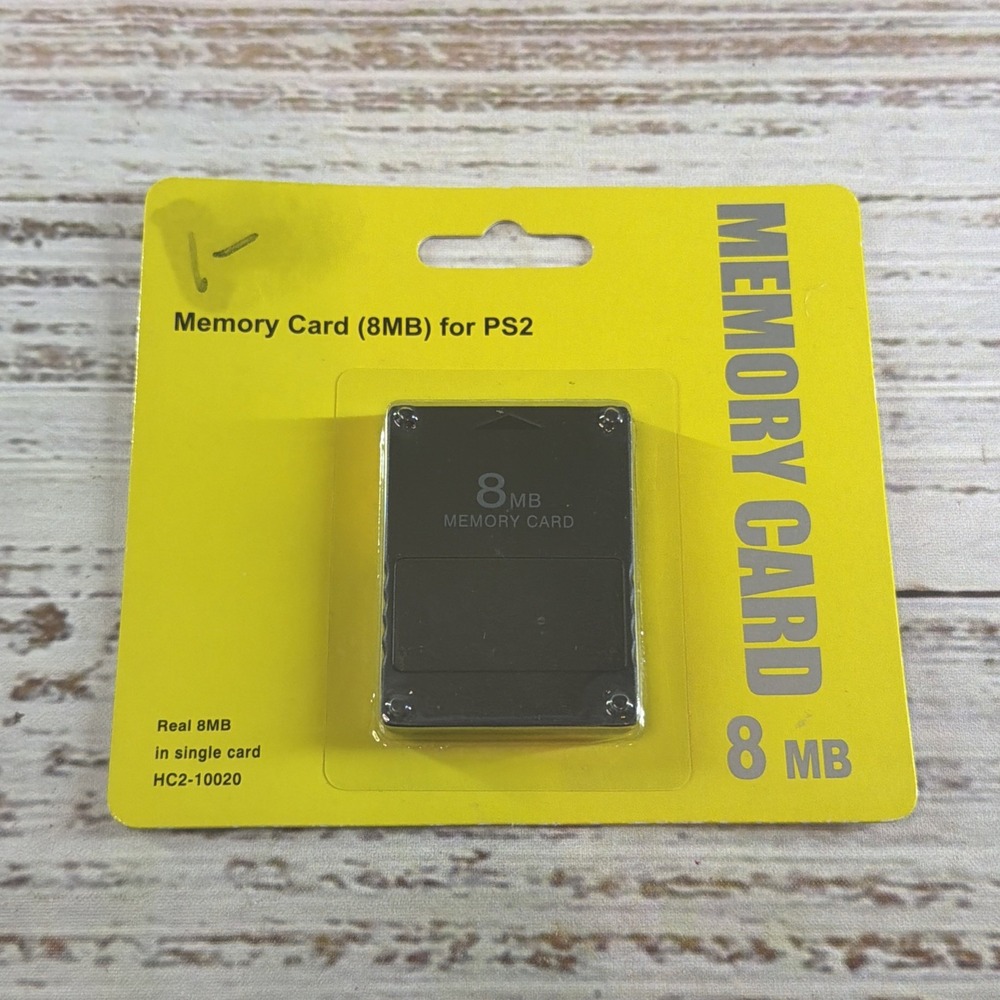 NEW 8mb Memory Card For PlayStation 2 PS2 HC2-10020